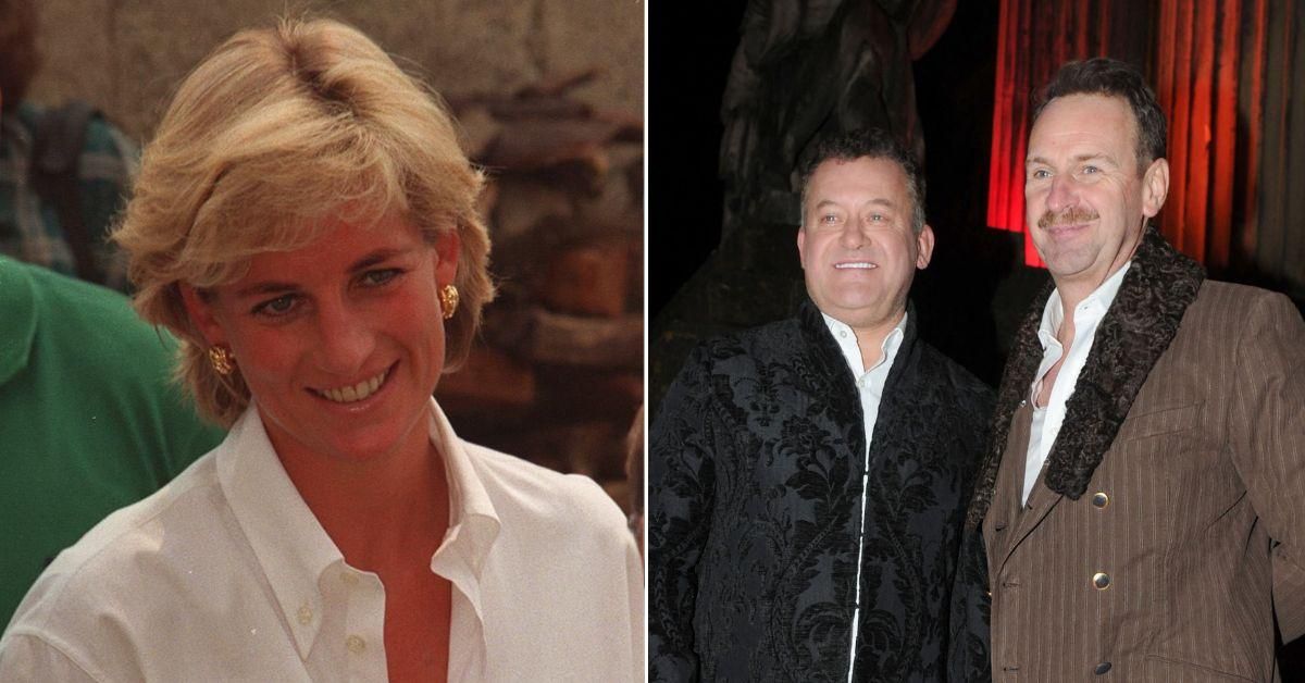 Composite photo of Princess Diana and Paul Burrell