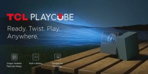 TCL تكشف عن جهاز العرض المحمول PlayCube بتصميم ملتوي وغير تقليدي #CES2025