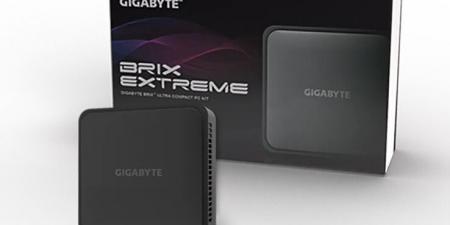 حاسب صغير من Gigabyte Brix بمعالج Ryzen ومنافذ متعددة