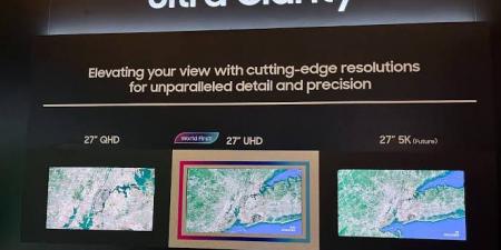 سامسونج تلمح إلى شاشة QD-OLED مقاس 27 بوصة بدقة 5K للمبدعين