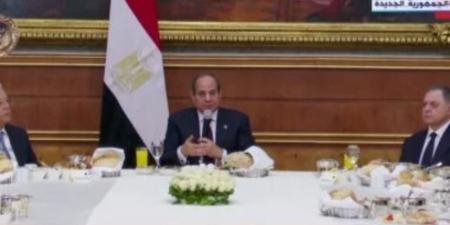 الرئيس السيسي: بناء الدول يحتاج جهدا وتضحية وعملا وإخلاصا وتوفيقا