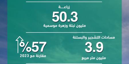 "بلدية دبي" تعزّز الإطلالة الحضارية للإمارة بزراعة 216.500 شجرة خلال 2024