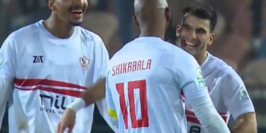 اهداف الزمالك أمام بلاك بولز واحتفال زيزو مع شيكابالا - شاهد