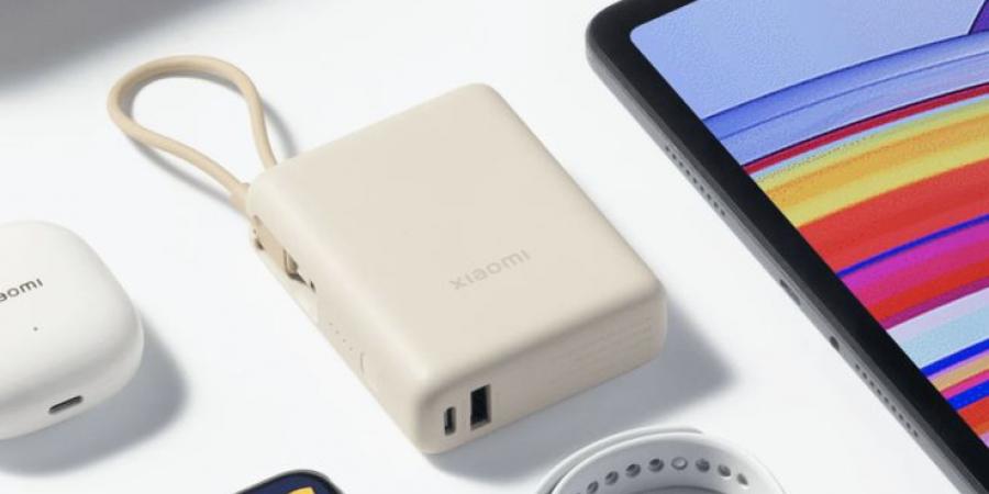 شاومي تطلق جهاز باور بانك جديد بقوة 165 واط مع كابل USB-C مدمج وإصدار أصغر بقدرة 33 واط