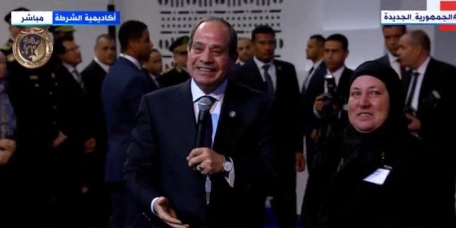 السيسي:مصر تعيش في سلام وأمان بفضل تضحيات الشهداء والمصابين